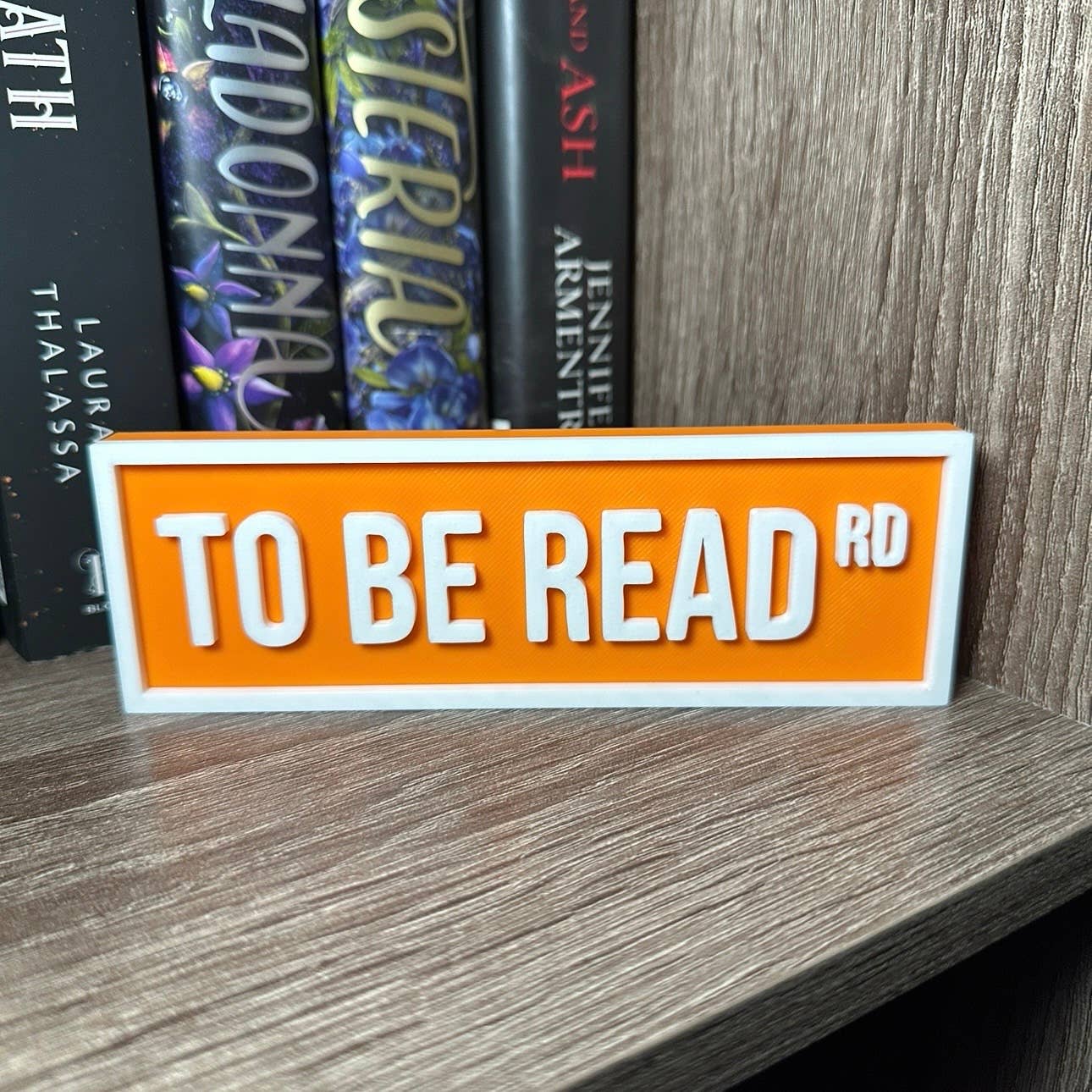 To Be Read Street Sign | Bookshelf Decor