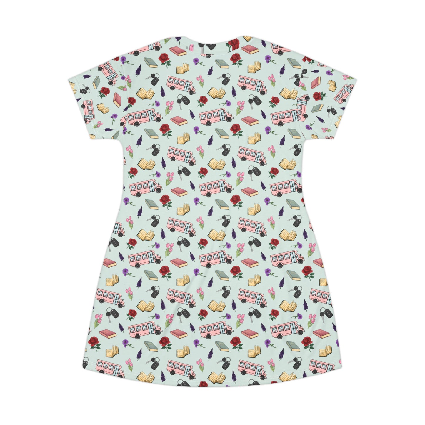 TEB Doodle All-Over Print T‑Shirt Dress