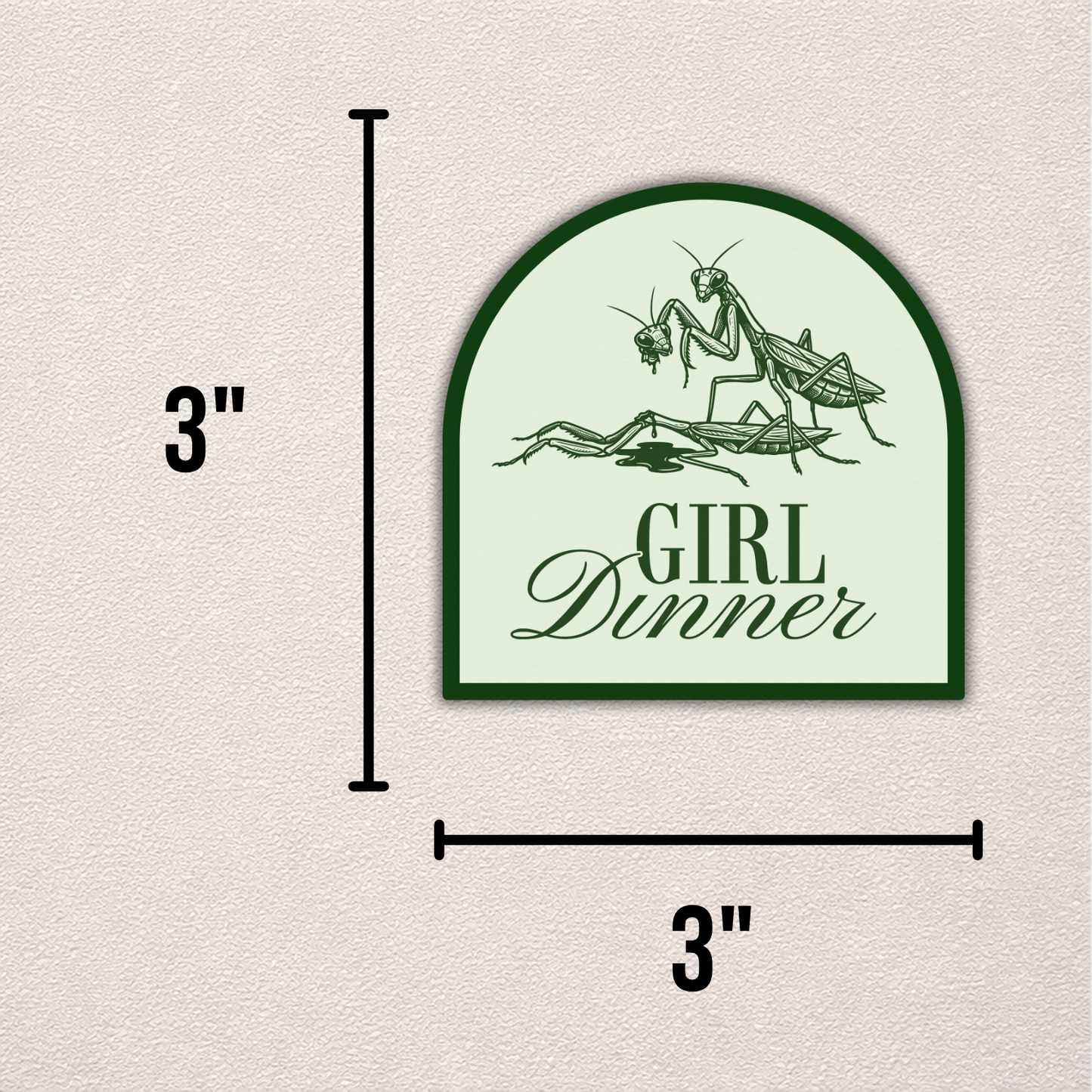 Girl Dinner - Mantis | Sticker