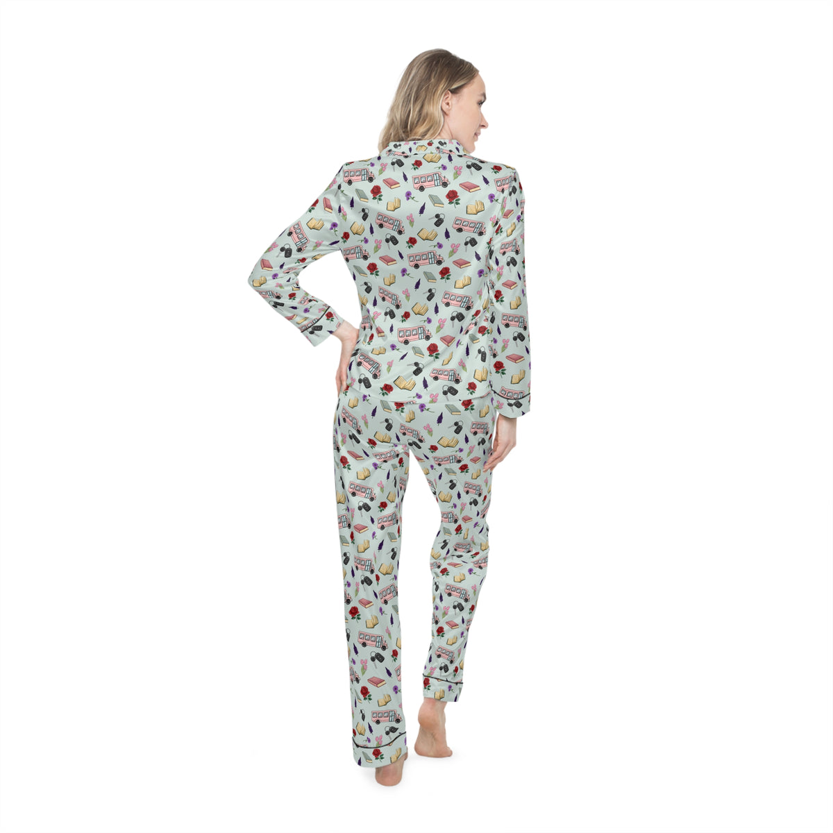TEB Women's Satin Pajama Set