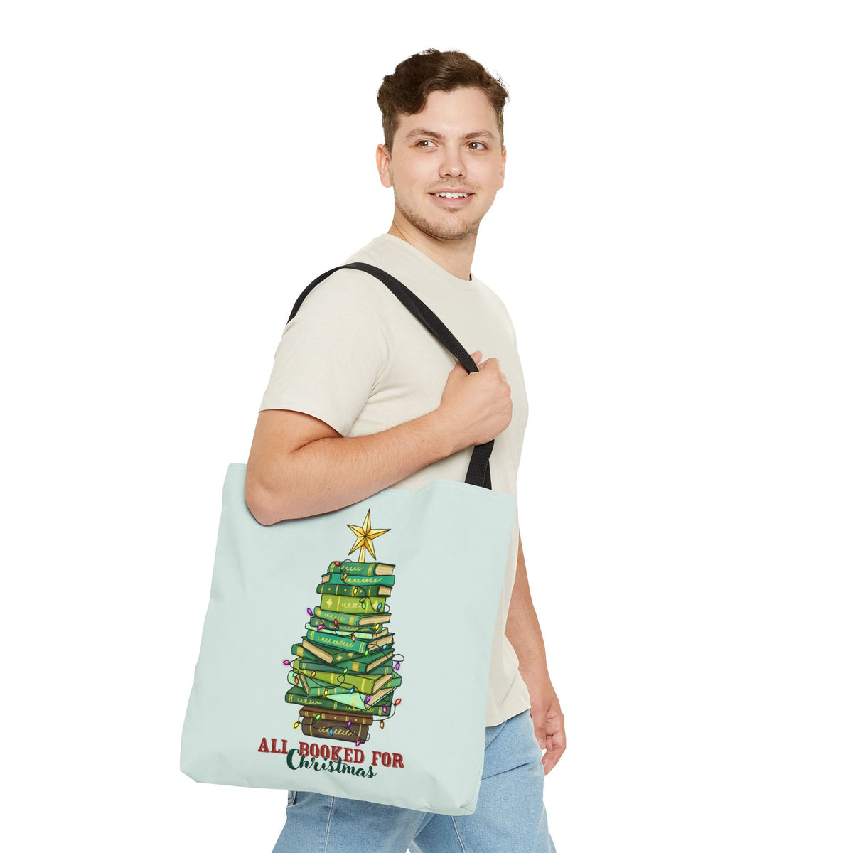 All booked for Christmas Tote Bag
