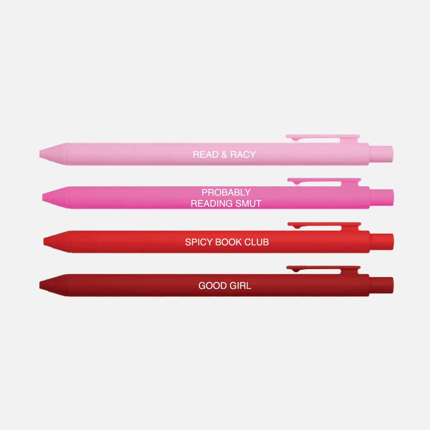 Little Lovelies Studio - Spicy Book Club Pen Set – Set of 4