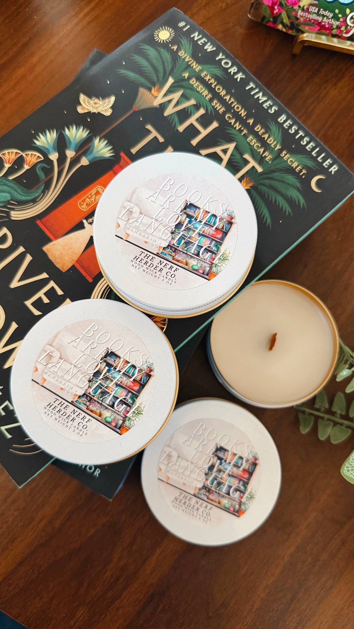 The Nerf Herder Co. - CANDLE | Books Are My Love Language (2 oz)