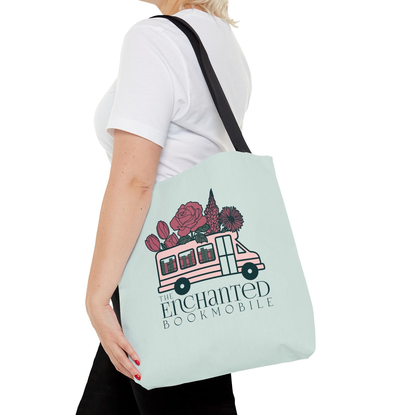 The Enchanted Bookmobile Logo Tote Bag