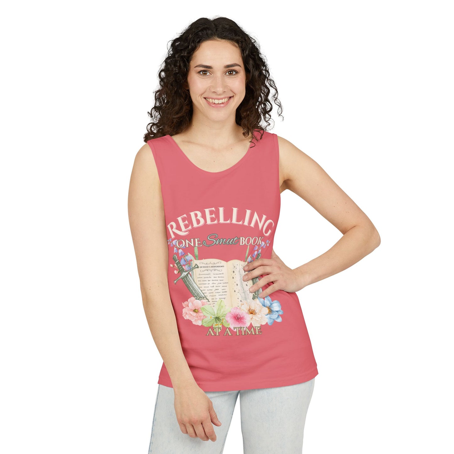 Rebel Reading Tank Top (Dark Variant)