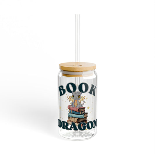 Book Dragon Sipper Glass