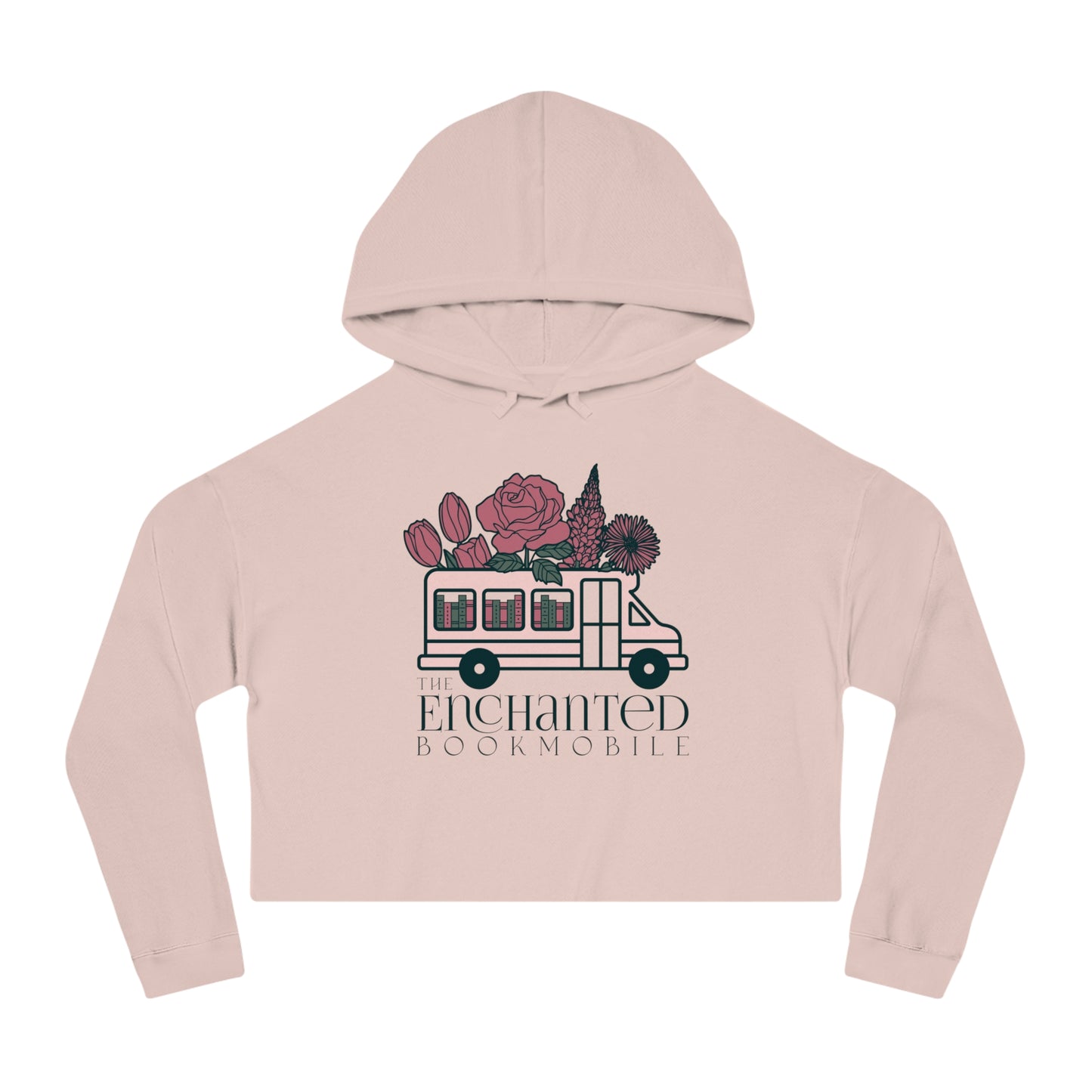 Enchanted Bookmobile Cropped Hoodie
