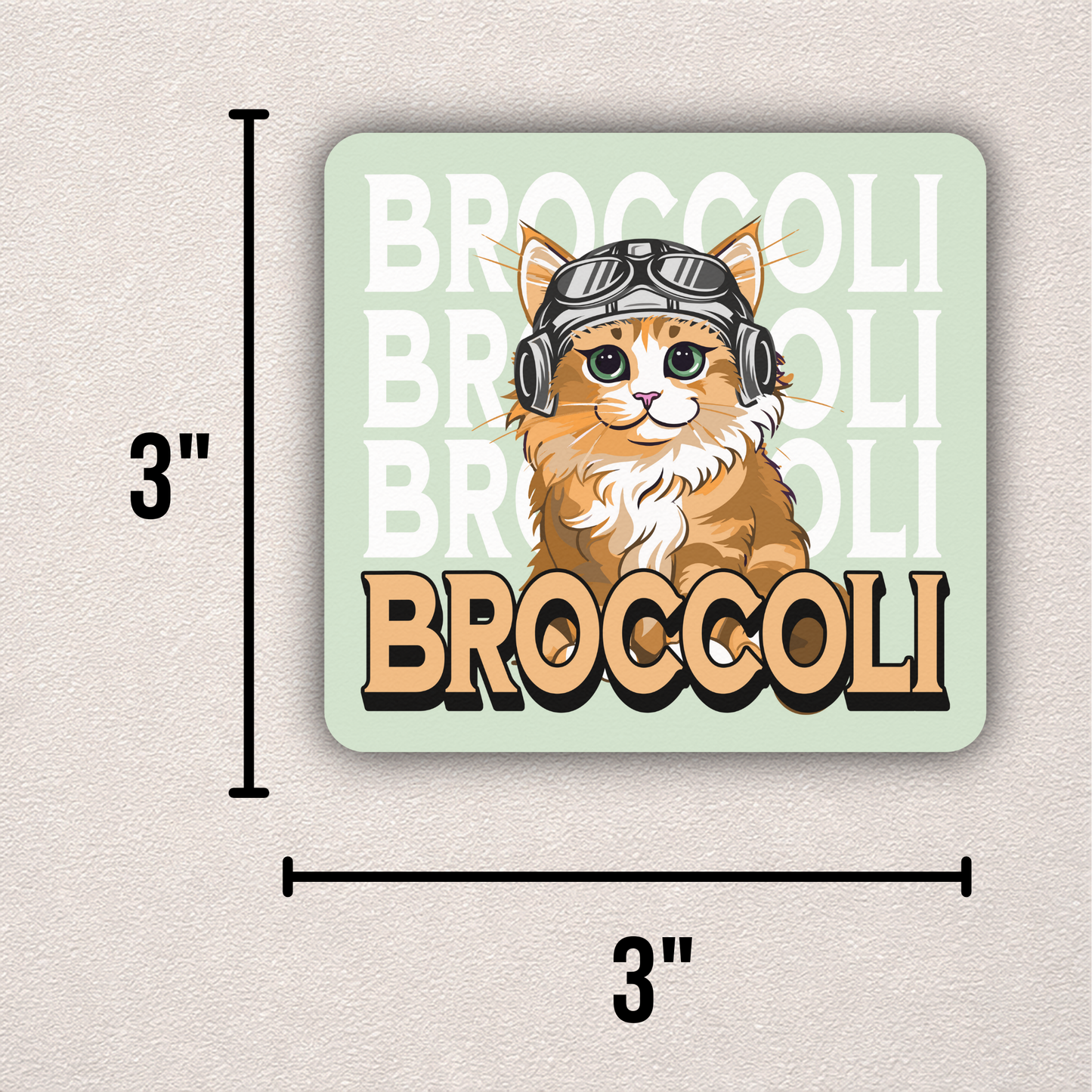 Broccoli | Fourth Wing Sticker