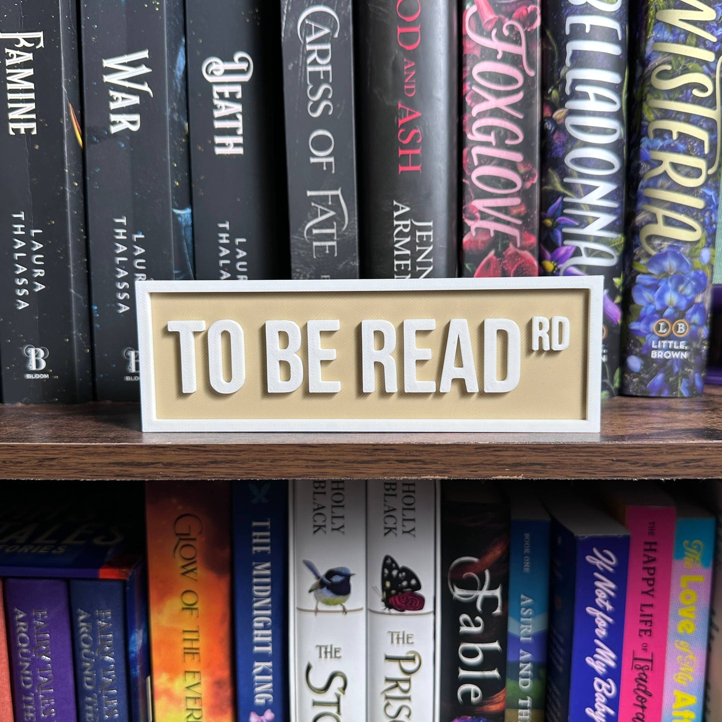 To Be Read Street Sign | Bookshelf Decor