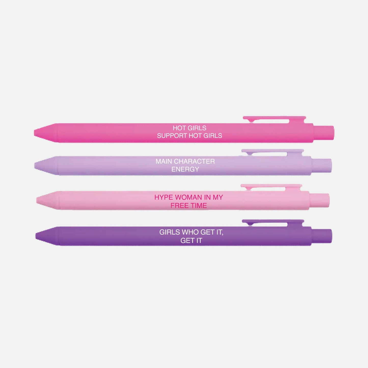 Little Lovelies Studio - Girl Gang Pen Set – 4 Feminine Empowerment Pens
