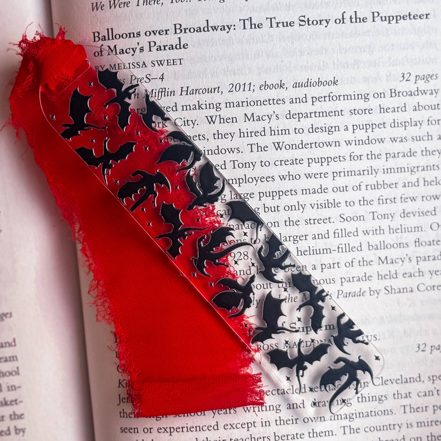 Dragon Rider Acrylic Bookmark – Bookish Valentine Gift
