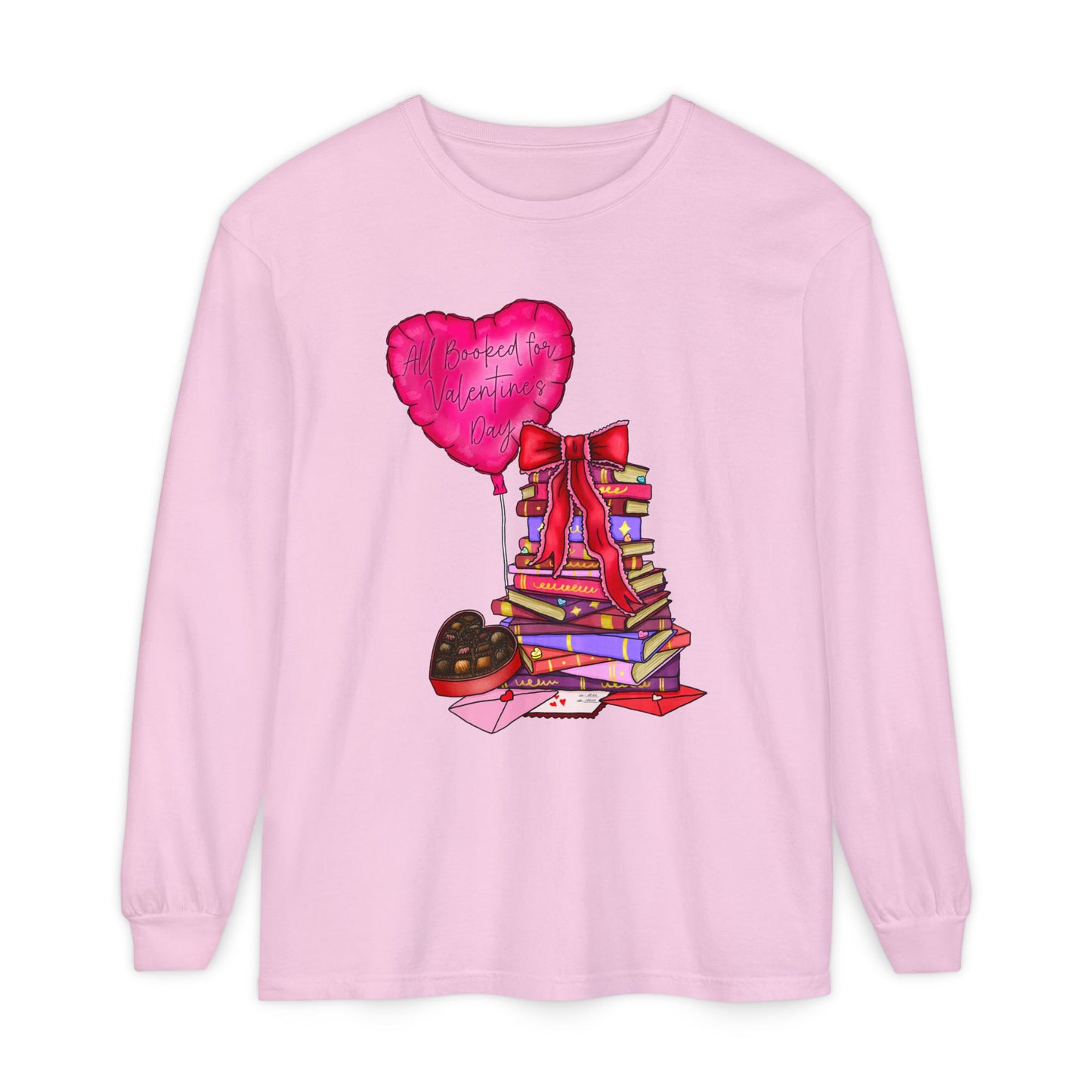 All Booked for Valentine's Long Sleeve Tee