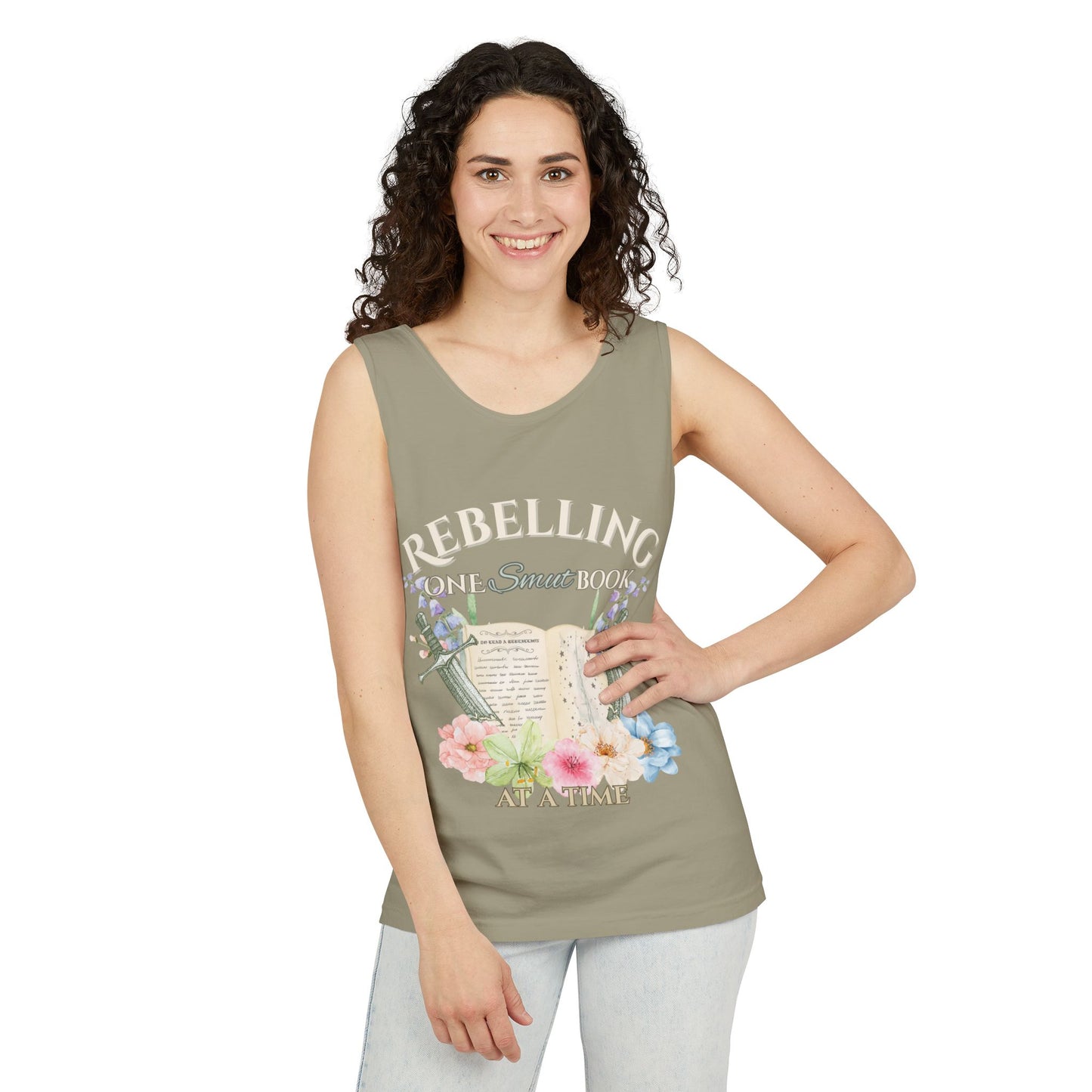 Rebel Reading Tank Top (Dark Variant)