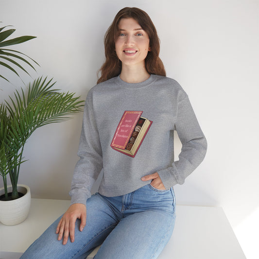 Books are like a box of chocolates Crewneck Sweatshirt