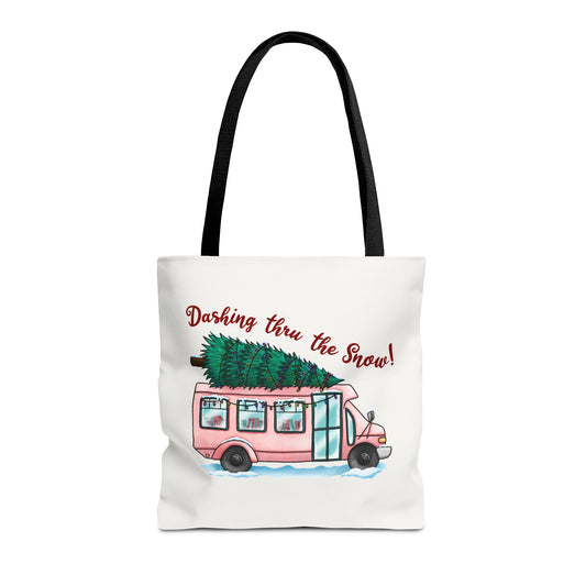 Dashing Through the Snow Tote Bag