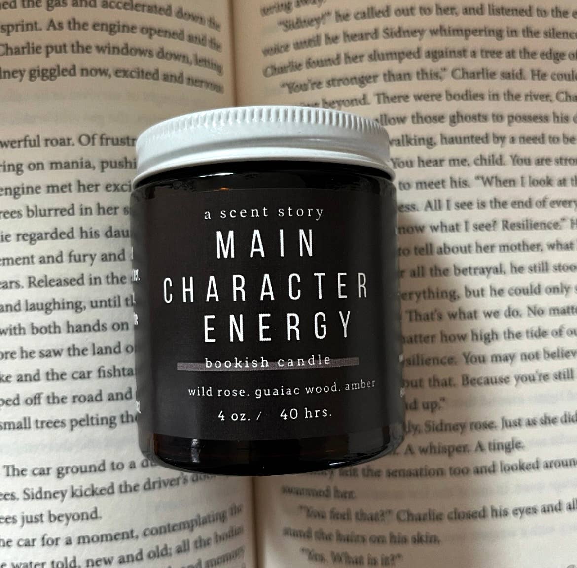 A Scent Story Candle Co - Main Character Energy - Bookish Candle | Book Themed Candle