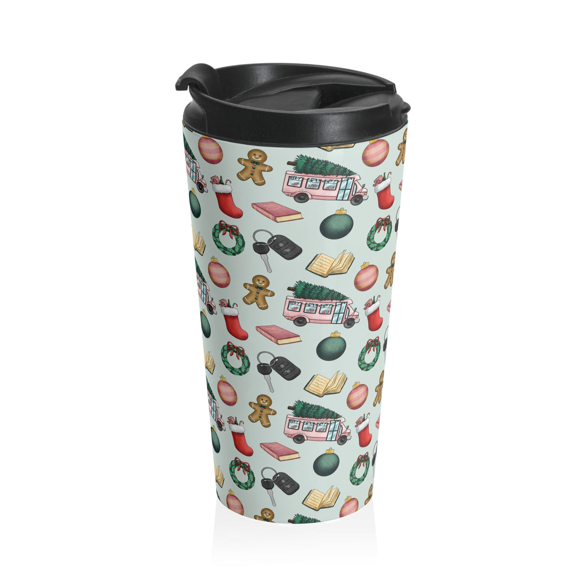 TEB Christmas Doodle Travel Mug