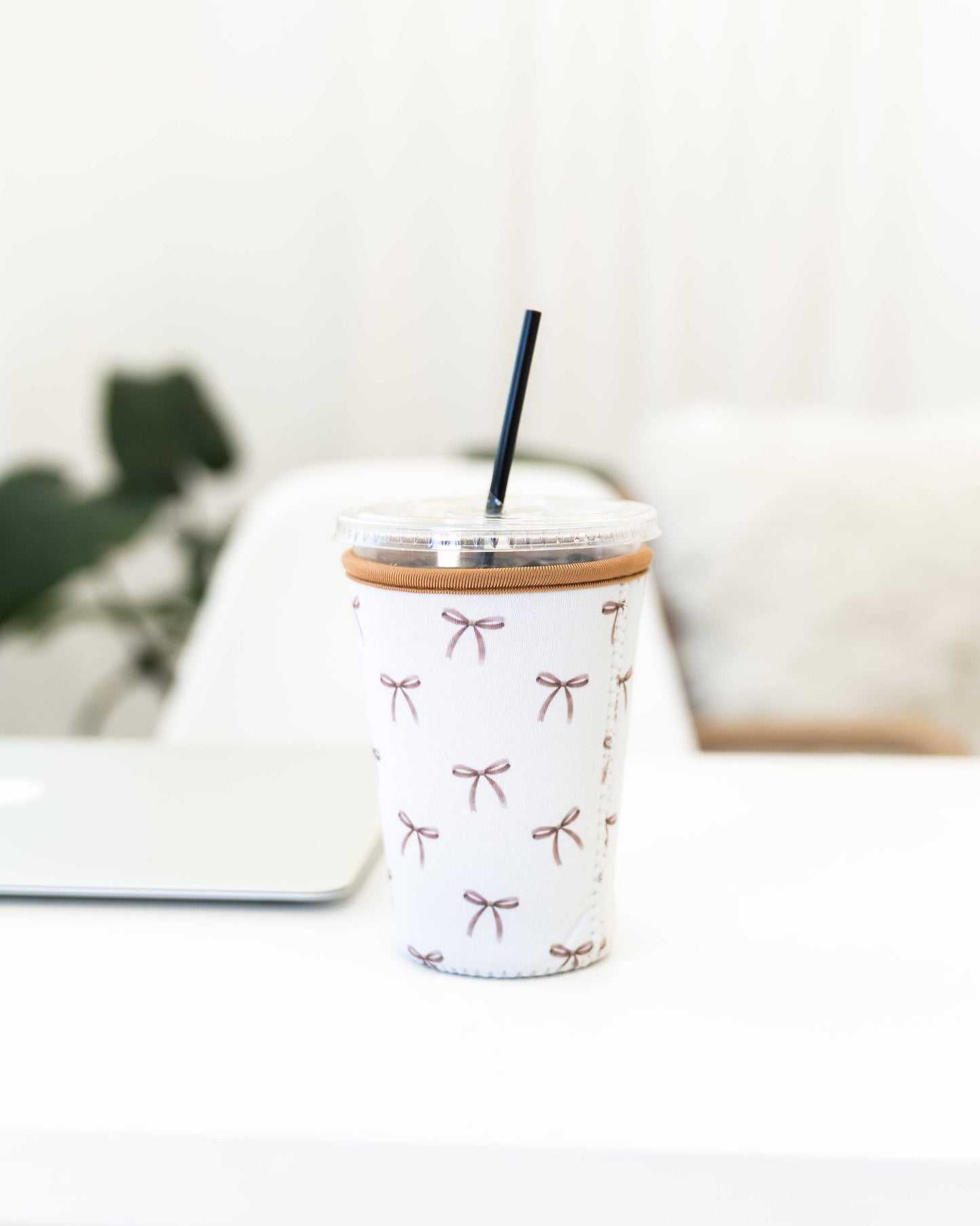 Frederick Family Co. - Reusable Iced Coffee Sleeve, Cute Cup Holder Drink Sleeve, Coffee Lover Gift, Cold Drink Sleeve for Iced Coffee Cups