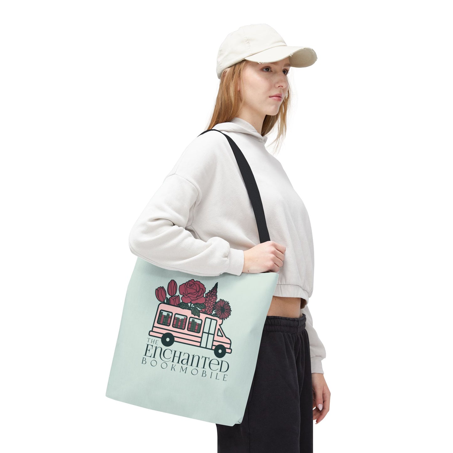 The Enchanted Bookmobile Logo Tote Bag