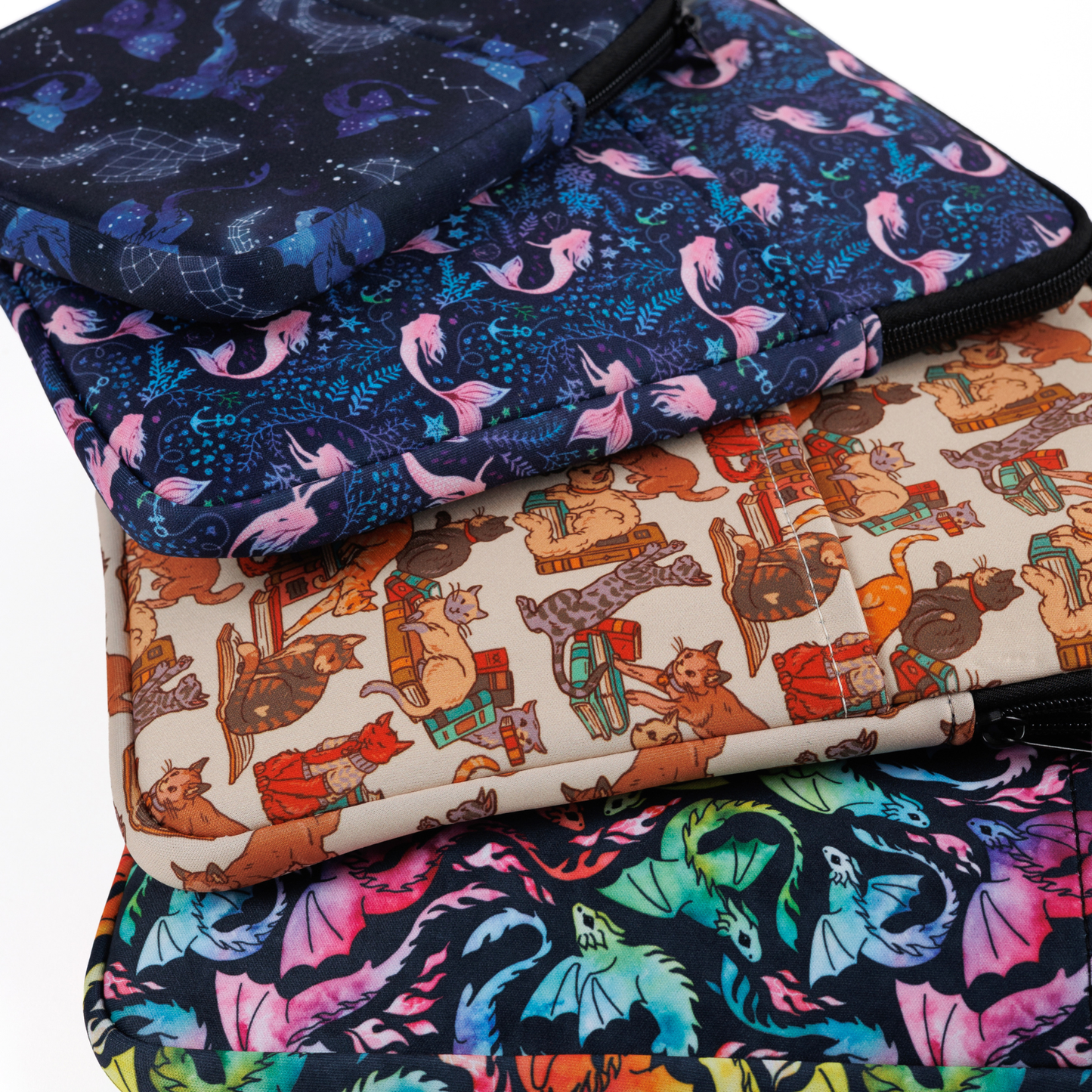 Kingdom of Threads - Bookstore Cats Book Sleeve