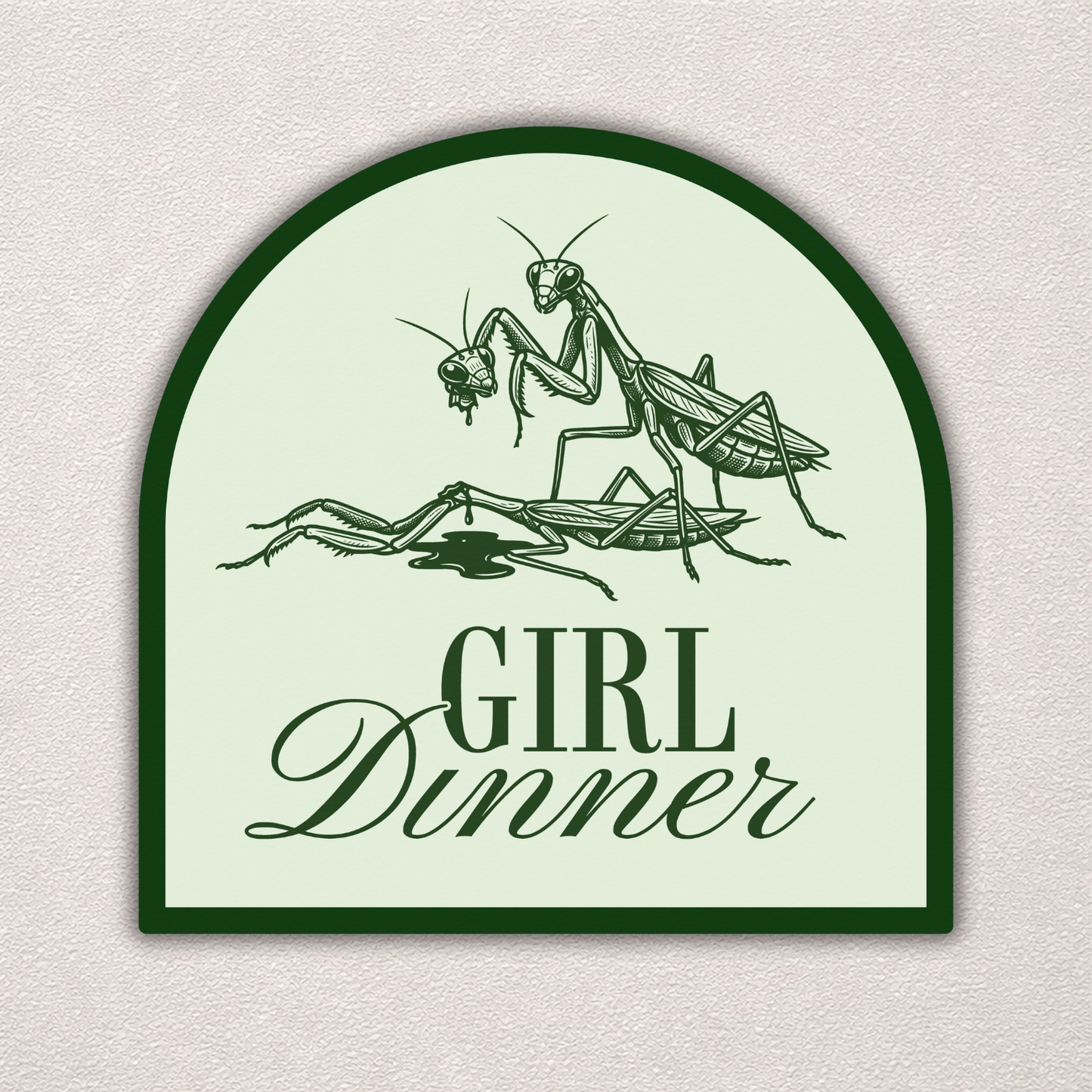 Girl Dinner - Mantis | Sticker