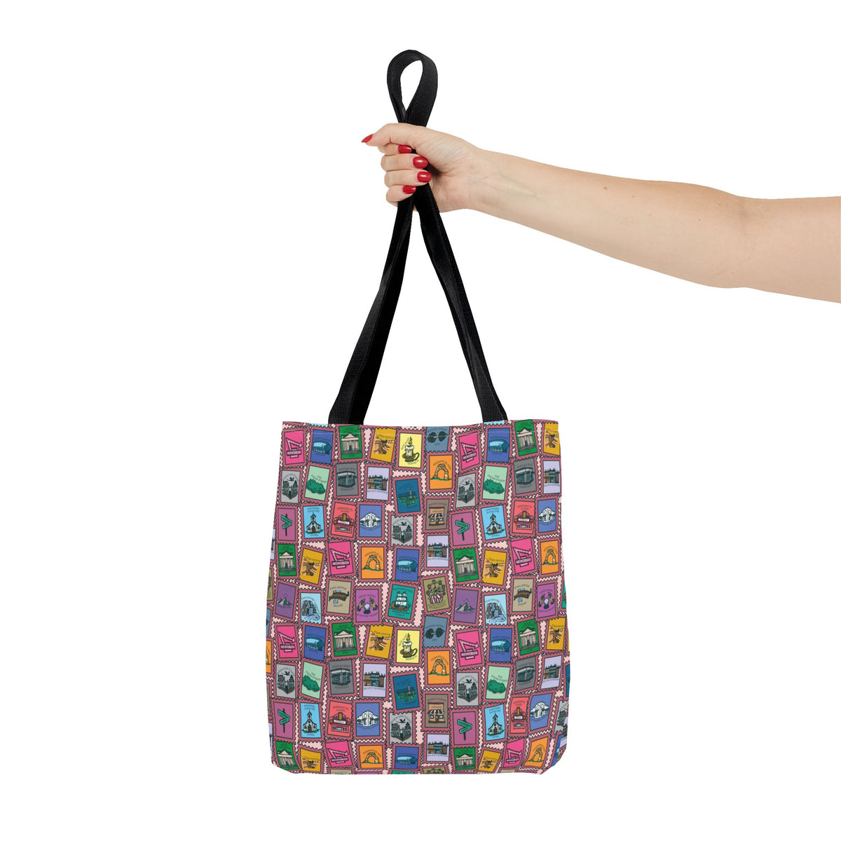 TEB Stamp Pattern Tote Bag