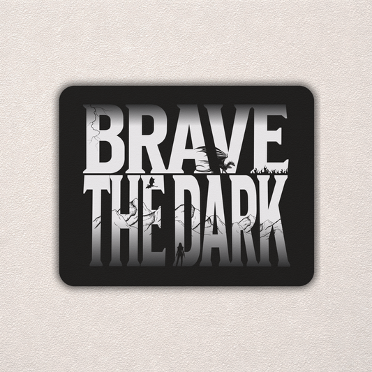 Brave the Dark | Fourth Wing Sticker