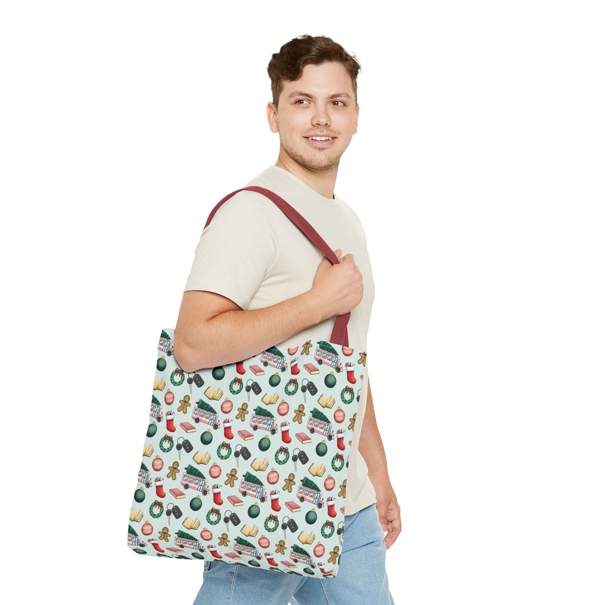 TEB Christmas Doodle Tote Bag
