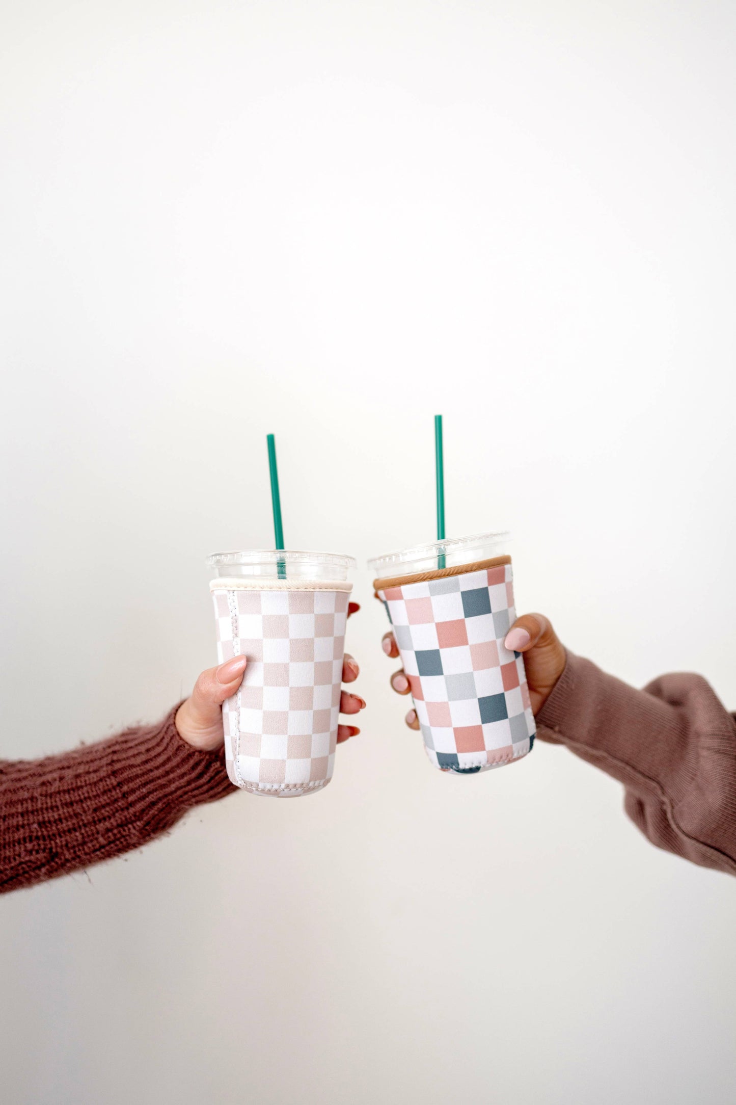 Frederick Family Co. - Reusable Iced Coffee Sleeve, Cute Cup Holder Drink Sleeve, Coffee Lover Gift, Cold Drink Sleeve for Iced Coffee Cups