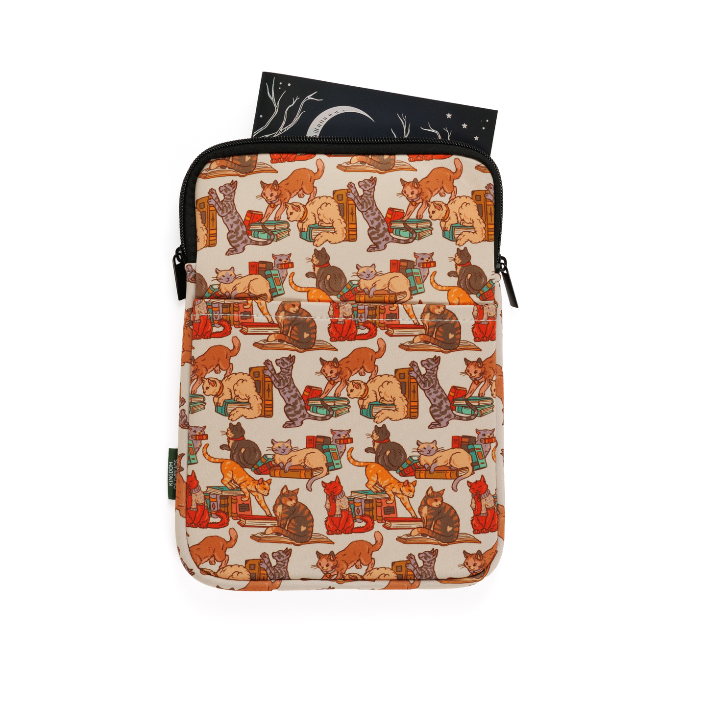 Kingdom of Threads - Bookstore Cats Book Sleeve