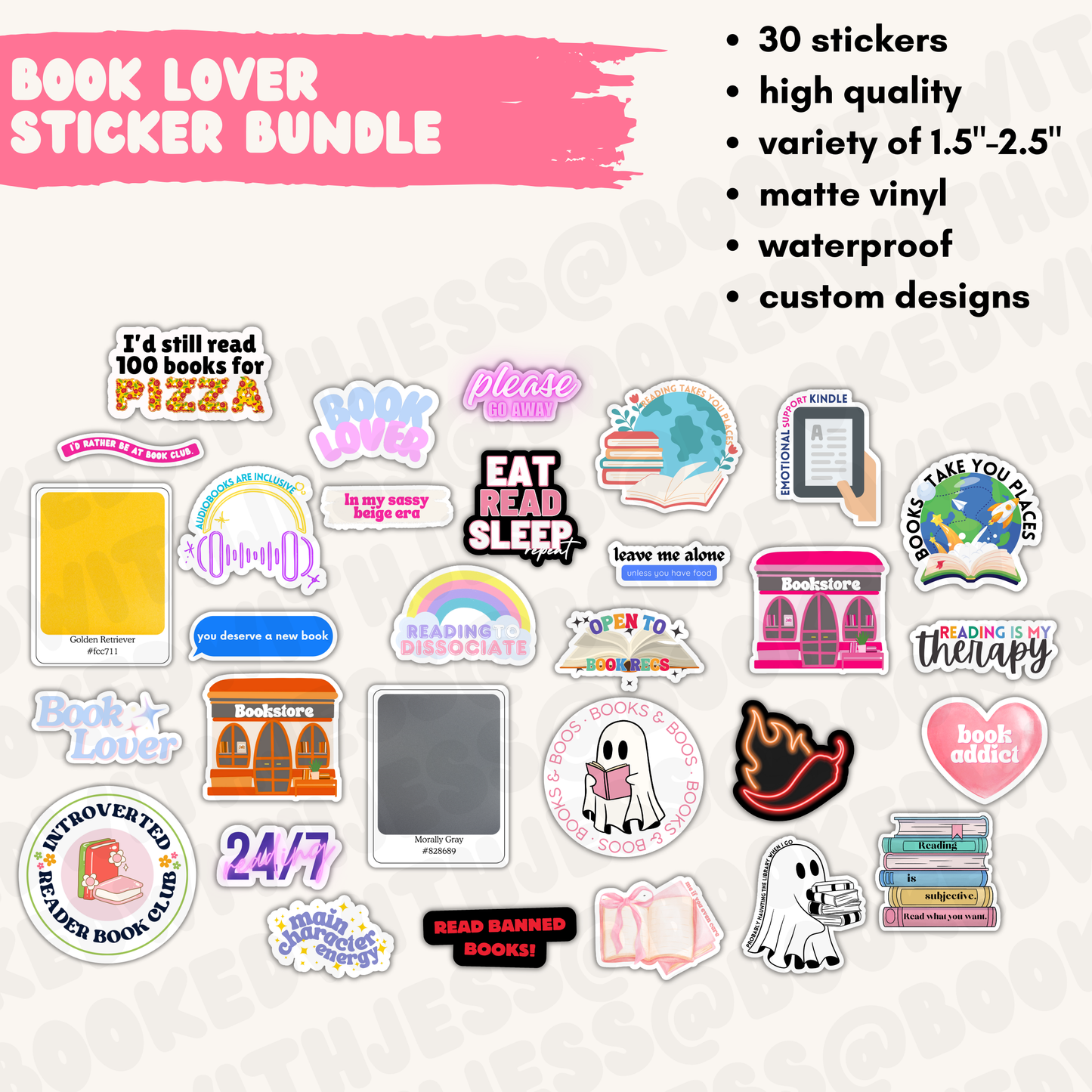 Bookish Sticker Pack