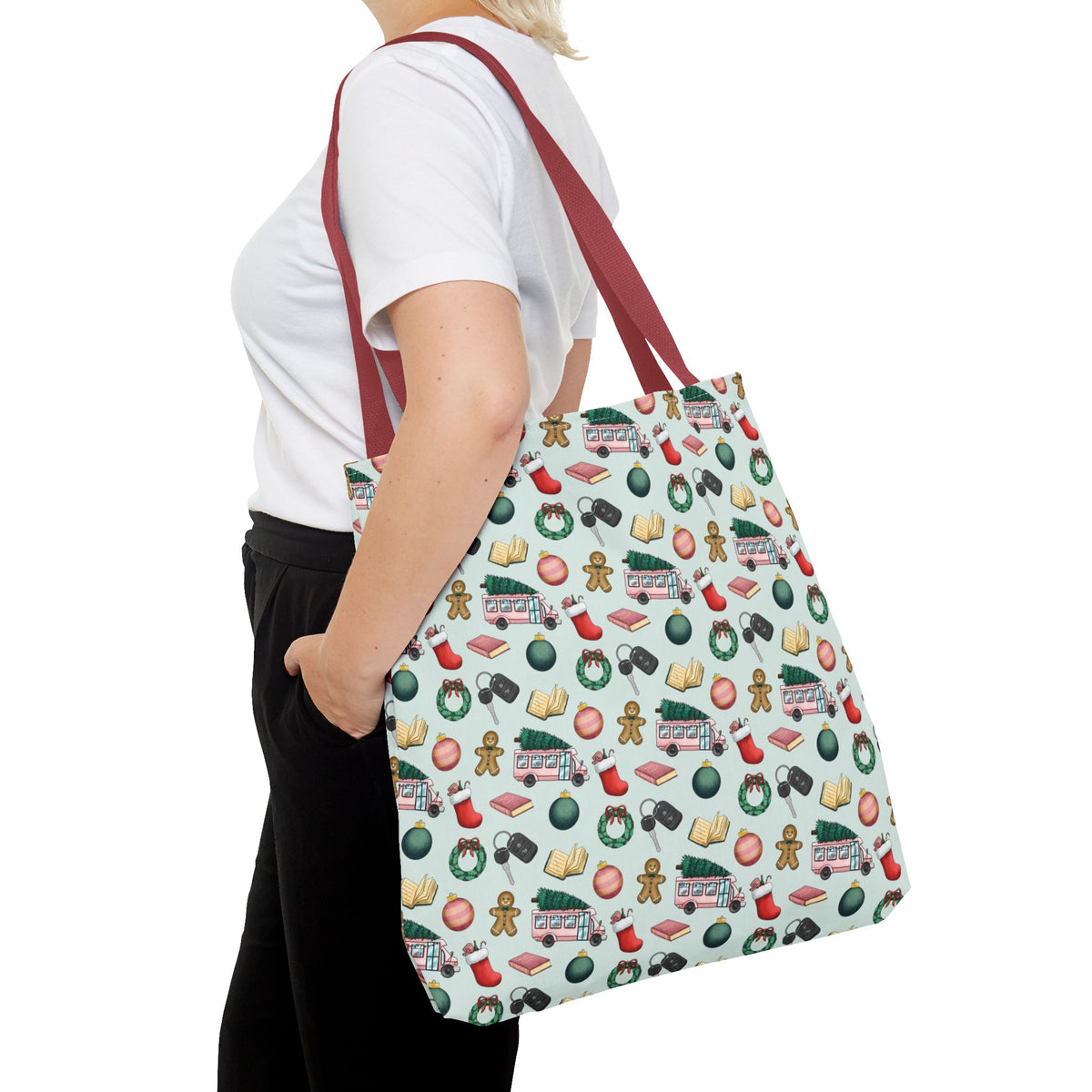 TEB Christmas Doodle Tote Bag