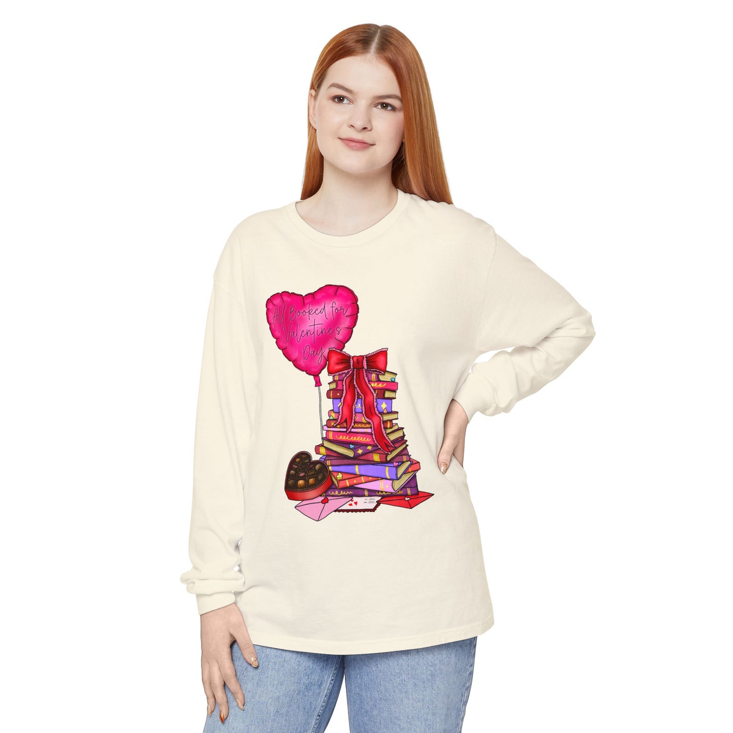 All Booked for Valentine's Long Sleeve Tee