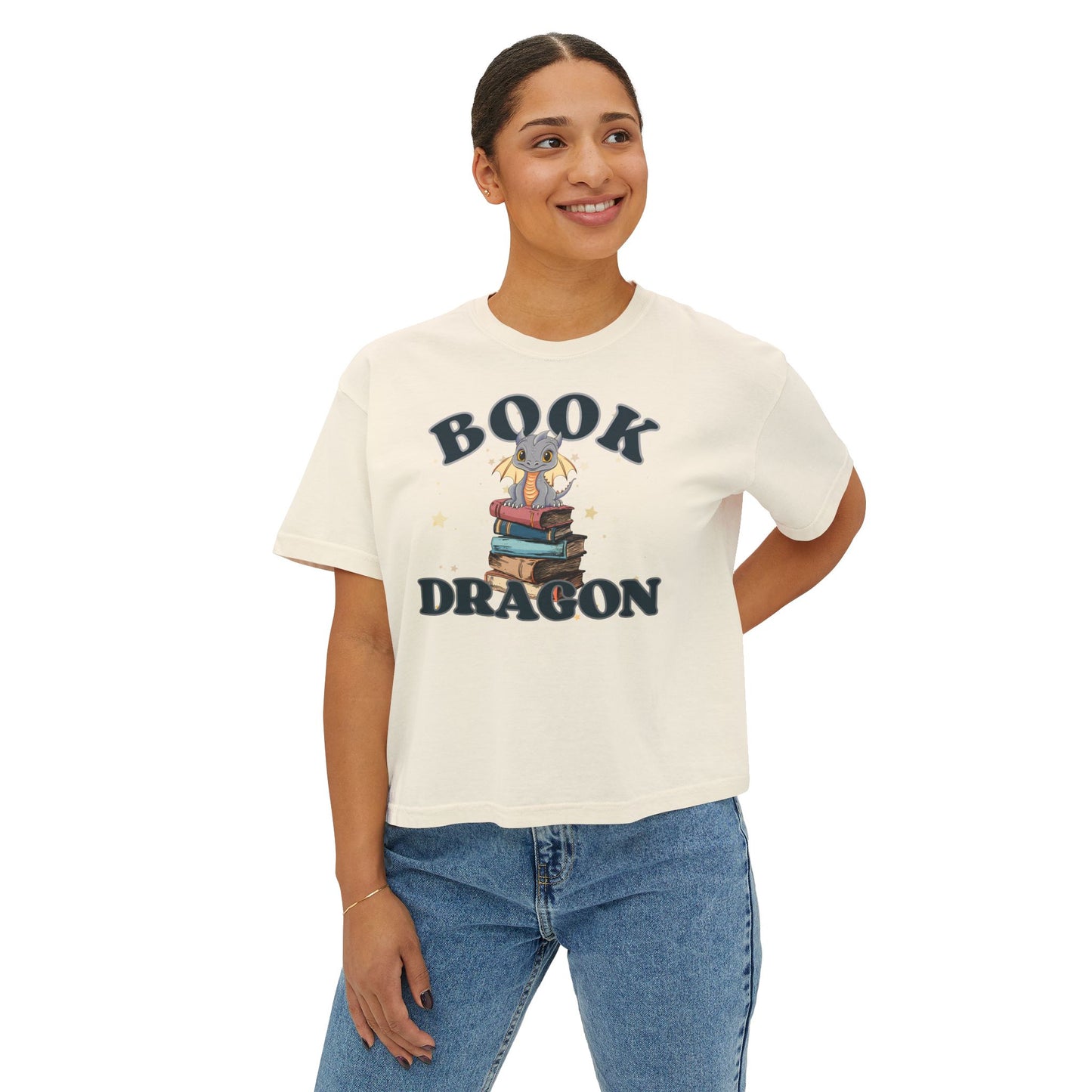 Book Dragon Women's Crop Top