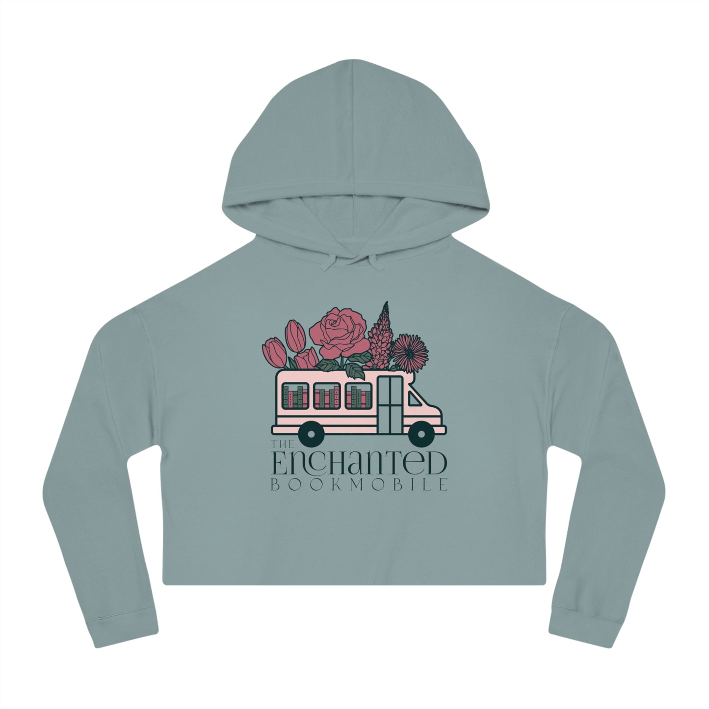 Enchanted Bookmobile Cropped Hoodie