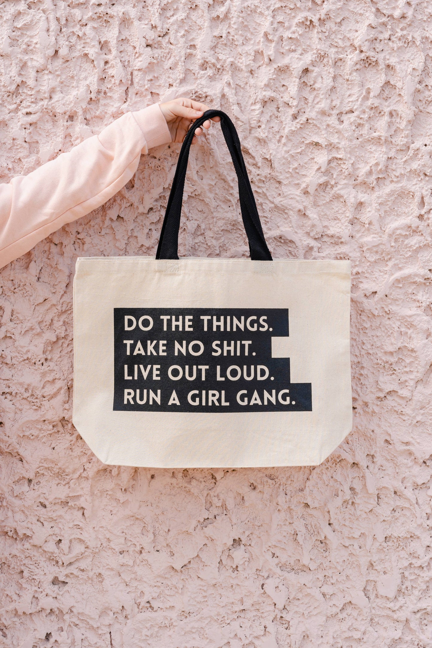 SHEWOLF Designs - Tote: Run a Girl Gang Empowering Oversized Women's Bag