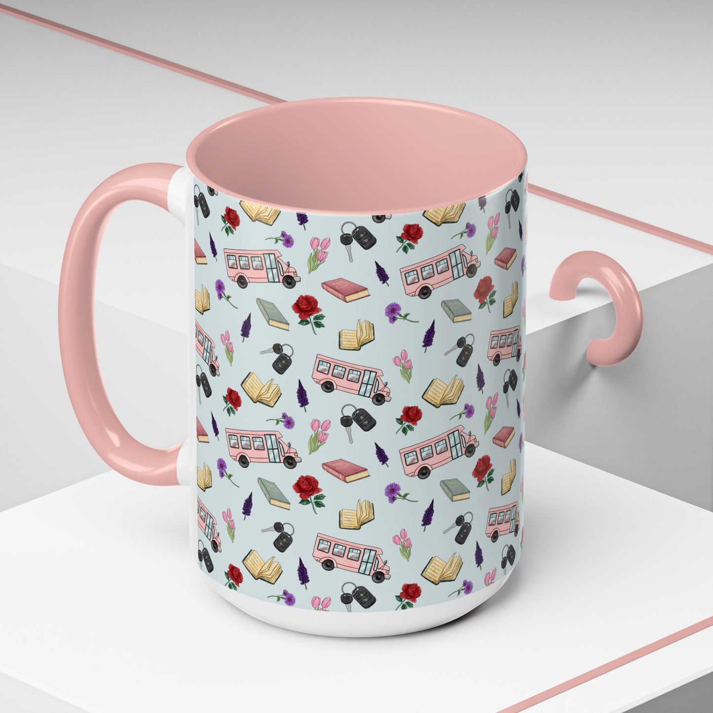 The Enchanted Bookmobile Doodle Coffee Mug