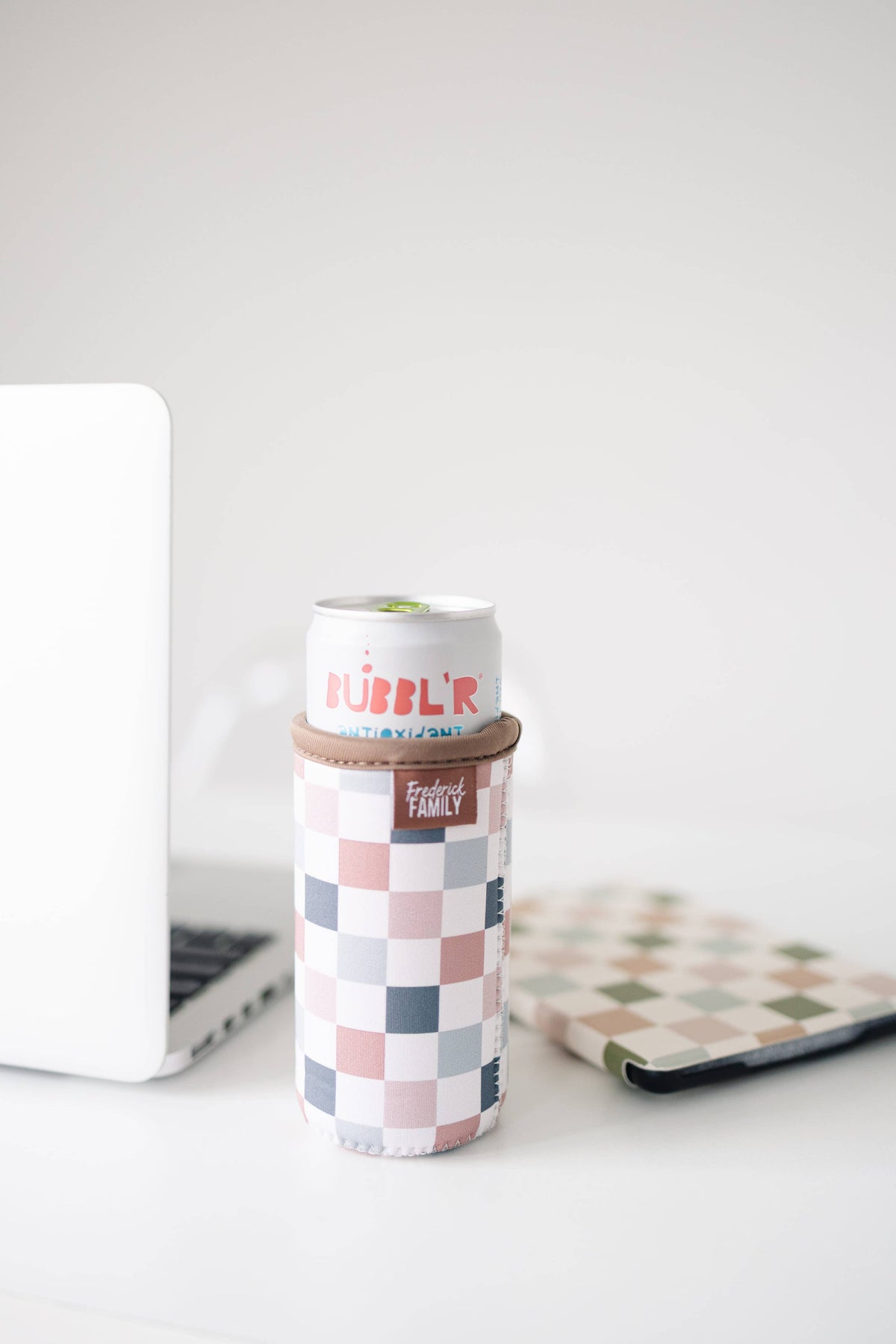 Frederick Family Co. - Slim Can Drink Sleeves- Reusable Neoprene Coolers with Aesthetic Patterns, 12oz Skinny Can Holder for Seltzer Energy Drinks