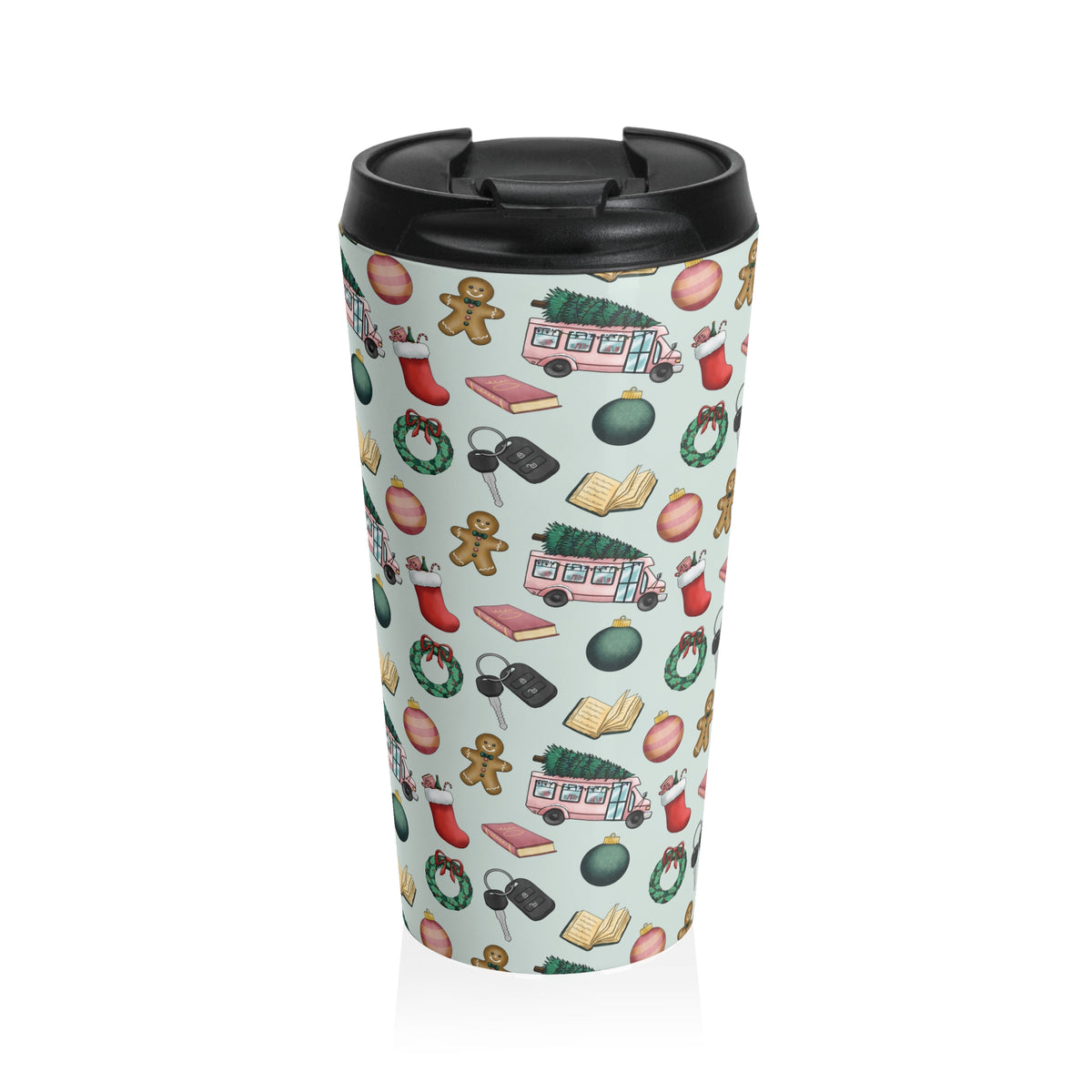 TEB Christmas Doodle Travel Mug