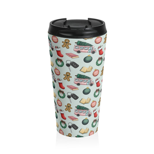 TEB Christmas Doodle Travel Mug