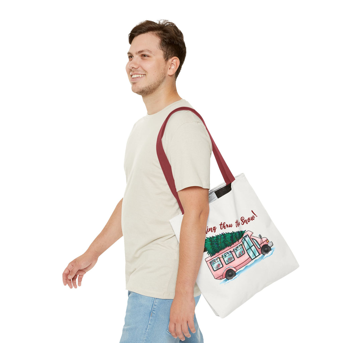 Dashing Through the Snow Tote Bag