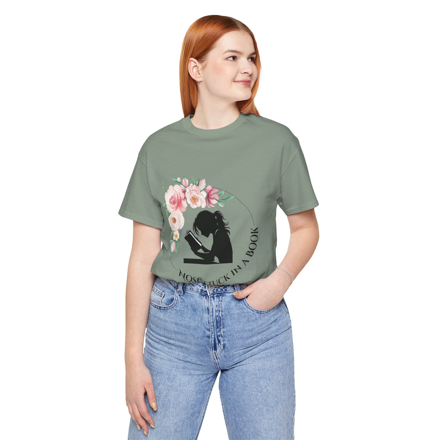 Enchanted Nose Stuck In a Book Tee