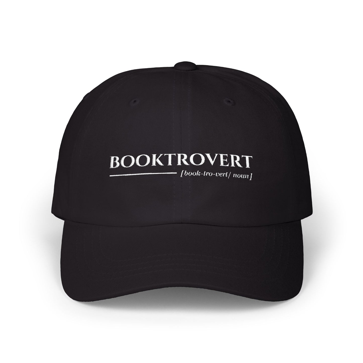 Booktrovert Embroidered Cap (Black, Navy, Spruce, Grey)