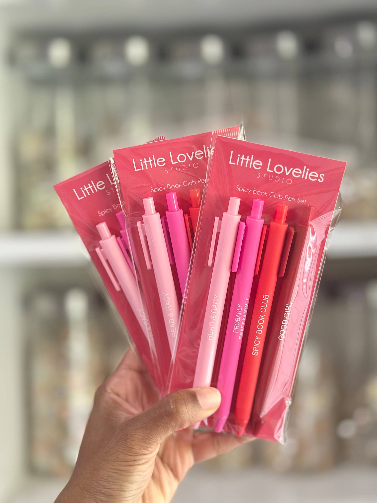 Little Lovelies Studio - Spicy Book Club Pen Set – Set of 4