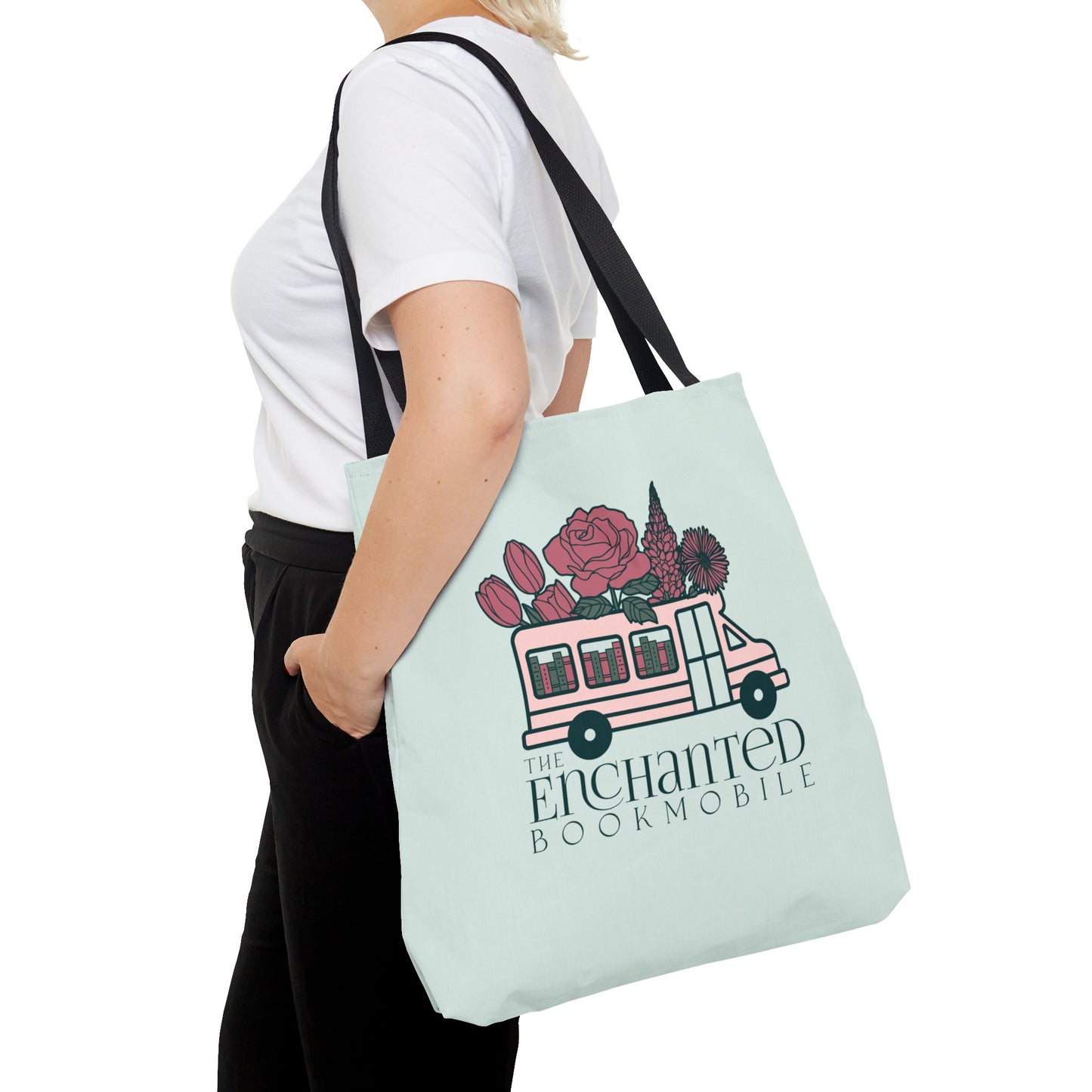 The Enchanted Bookmobile Logo Tote Bag