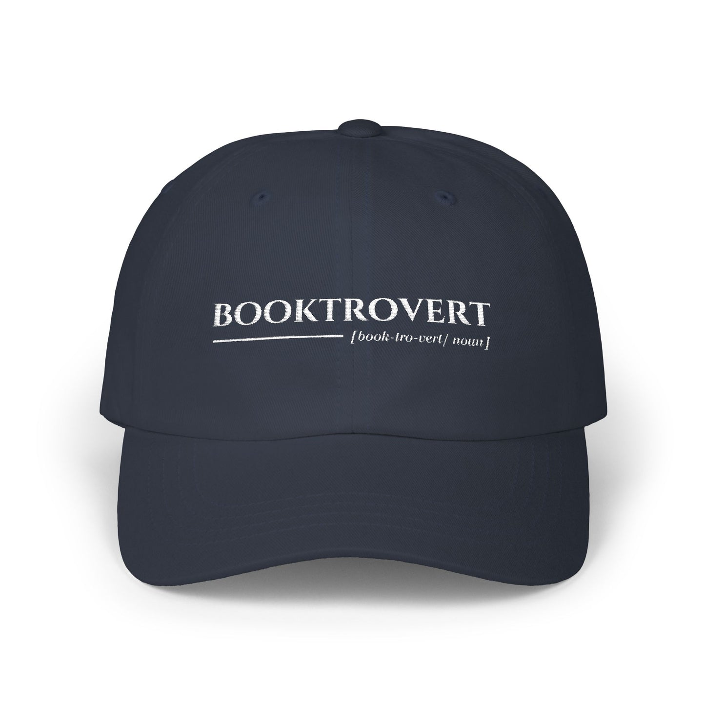 Booktrovert Embroidered Cap (Black, Navy, Spruce, Grey)