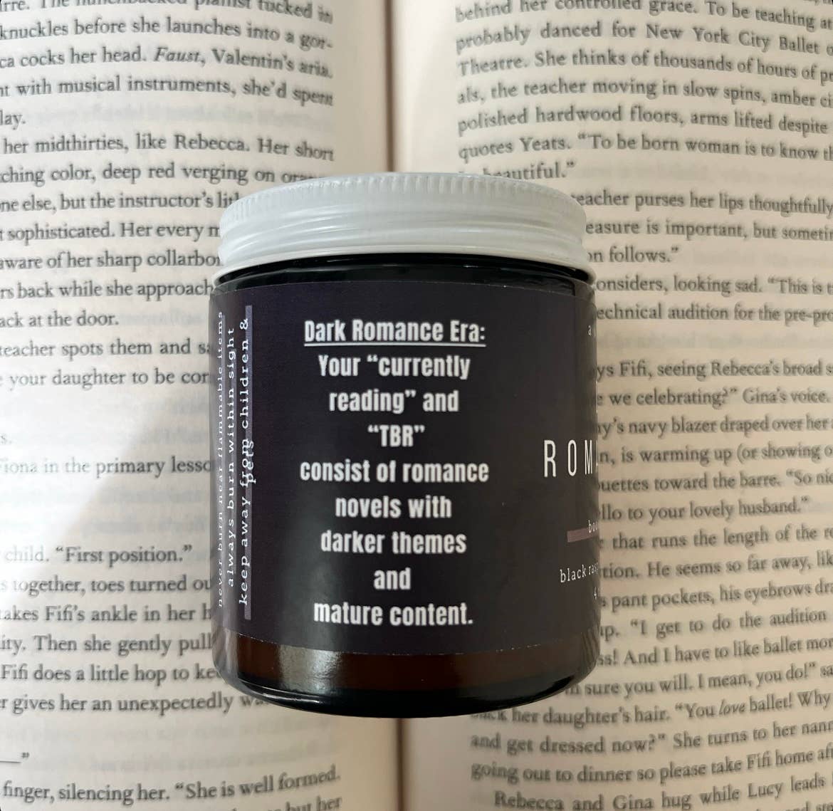 A Scent Story Candle Co - Dark Romance Era -  Bookish Candle | Book Themed Candle