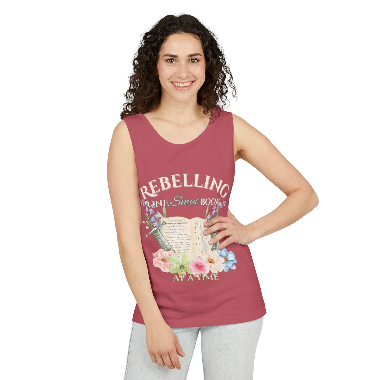 Rebel Reading Tank Top (Dark Variant)