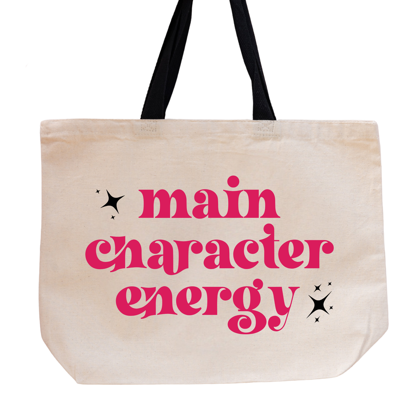 SHEWOLF Designs - Tote: Main Character Energy — Cute Bookish Bag for Women