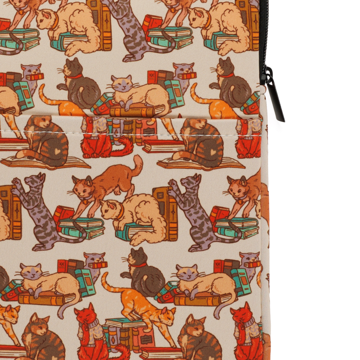 Kingdom of Threads - Bookstore Cats Book Sleeve